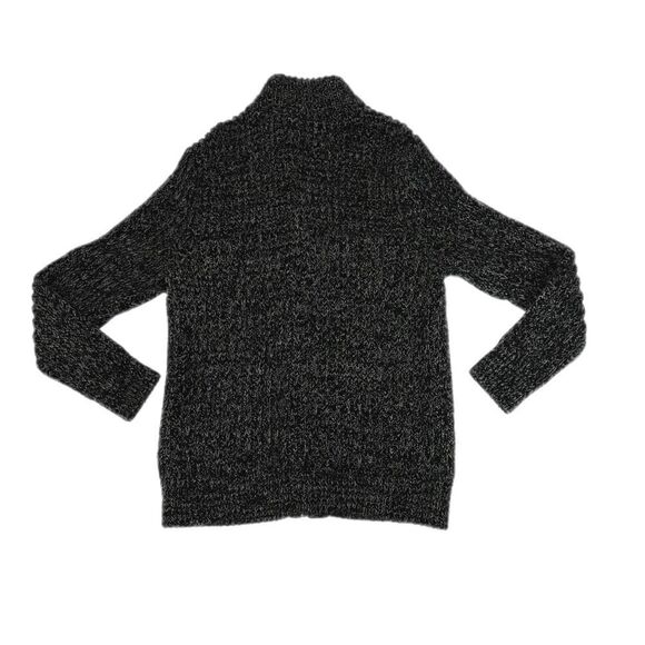 Express Heavyweight Full Zip Men Black Sweater Sz M - Picture 6 of 6